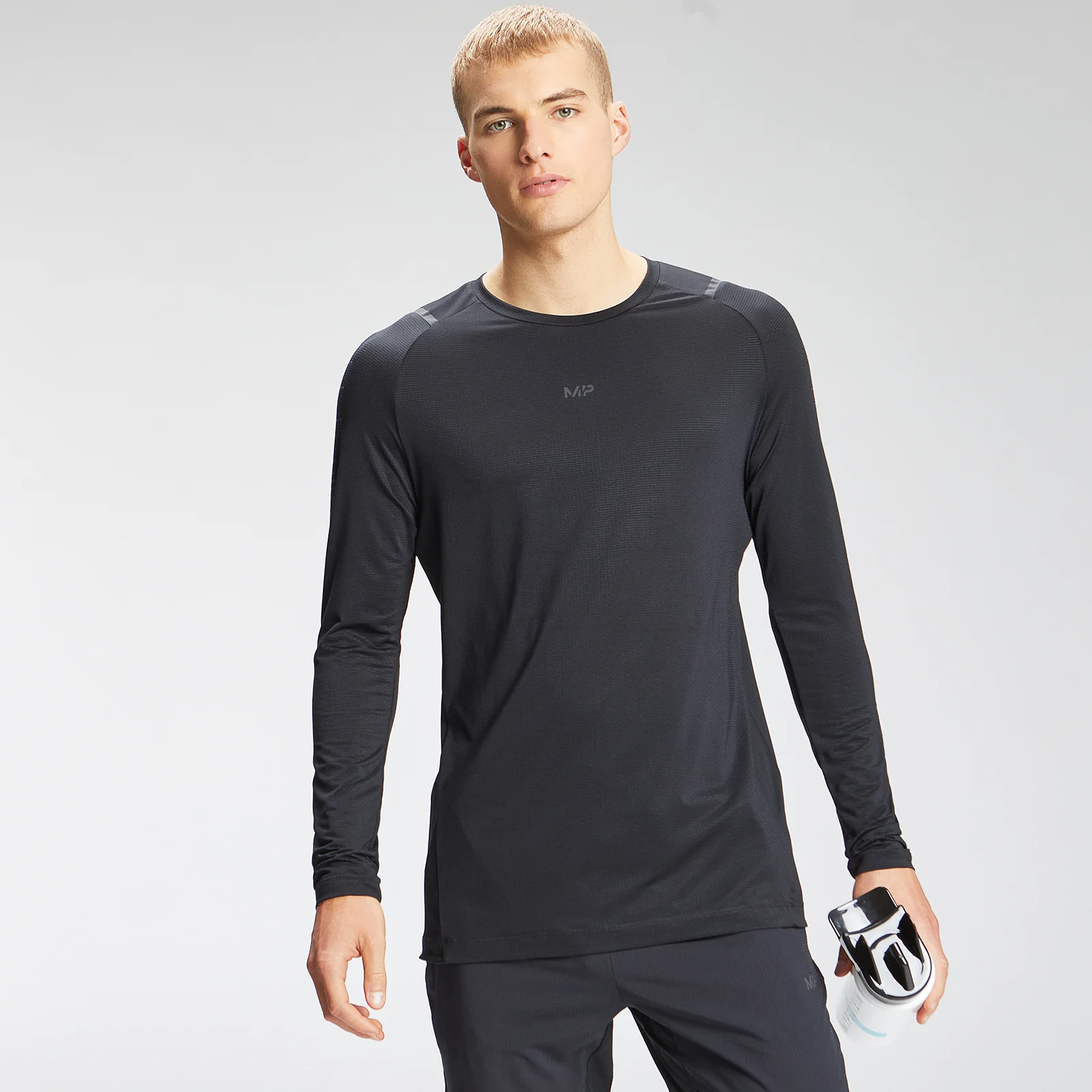 Maglia a maniche lunghe MP Velocity da uomo - Nera - XXS Immagine 1