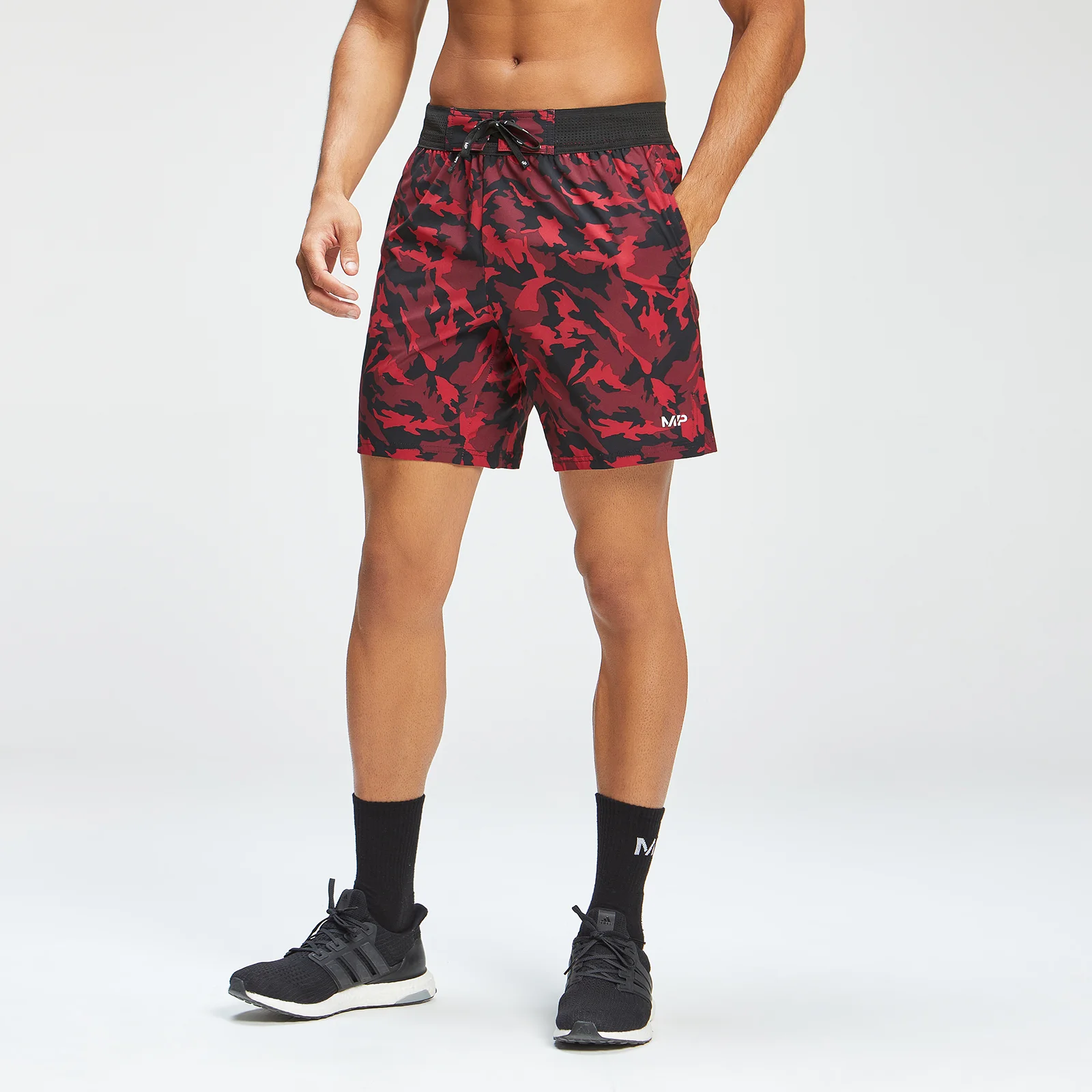 Pantaloncini MP Adapt 360 da uomo - Rosso camo - XXS Immagine 1
