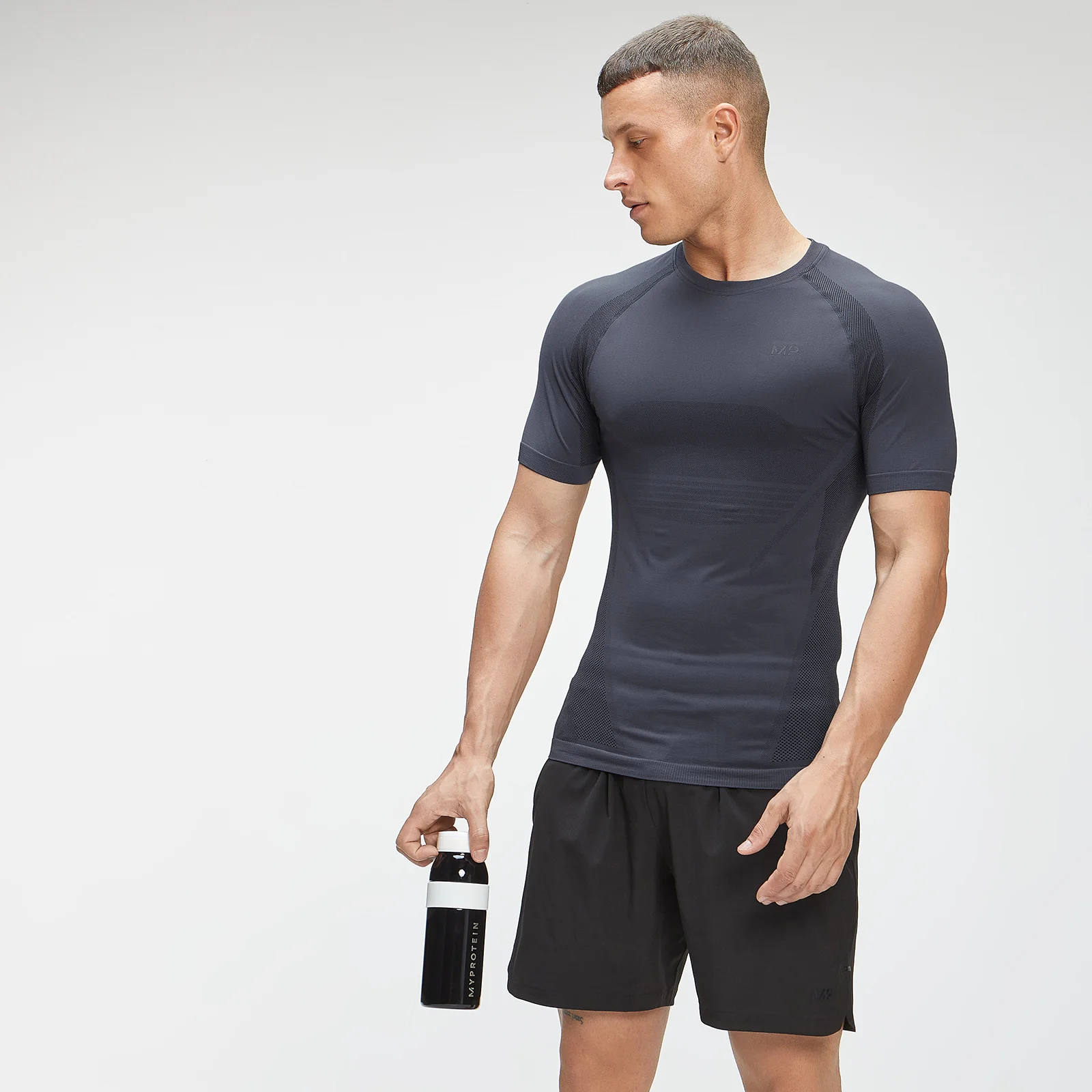 T-shirt MP Tempo Seamless da uomo - Grigio grafite - XXS Immagine 1