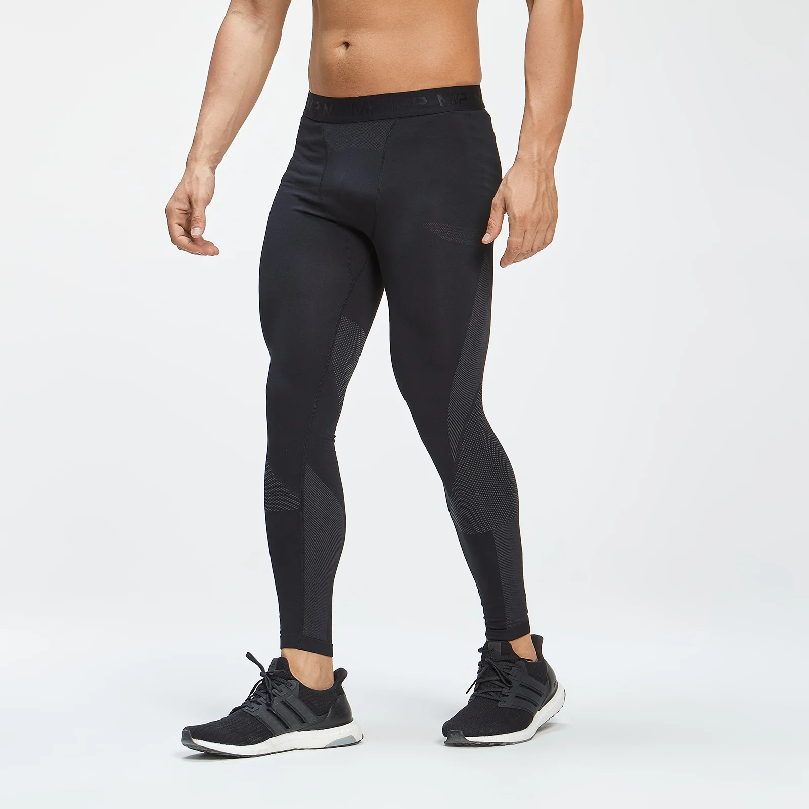 Leggings tecnici MP Tempo Seamless da uomo - Neri - XXS Immagine 1