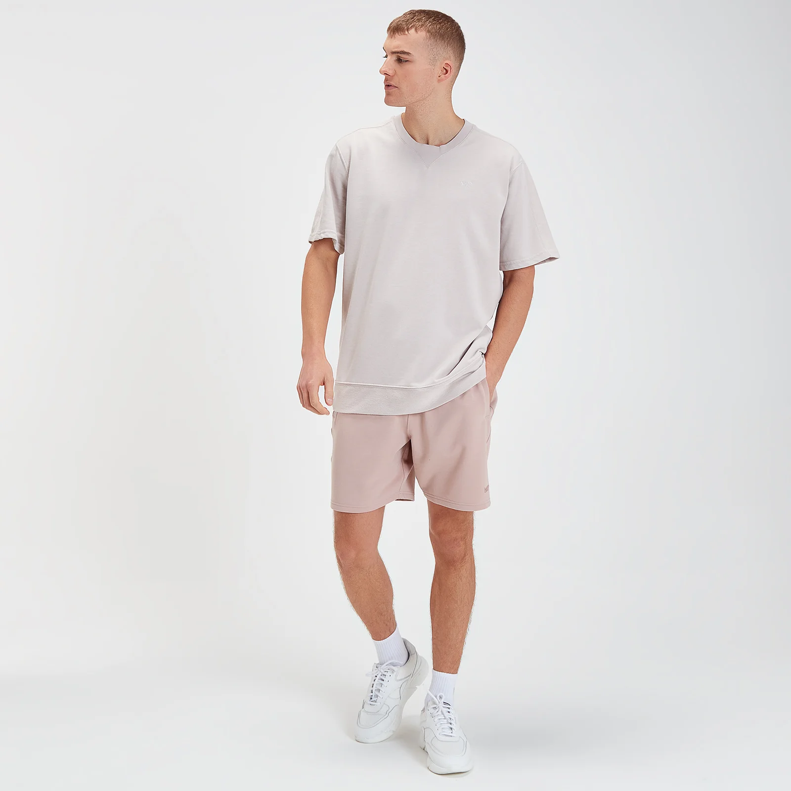 T-shirt a maniche corte MP Rest Day da uomo - Grigio Chiaro - XXS Immagine 1