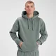 Felpa oversize con cappuccio MP Rest Day da uomo - Verde Cactus
