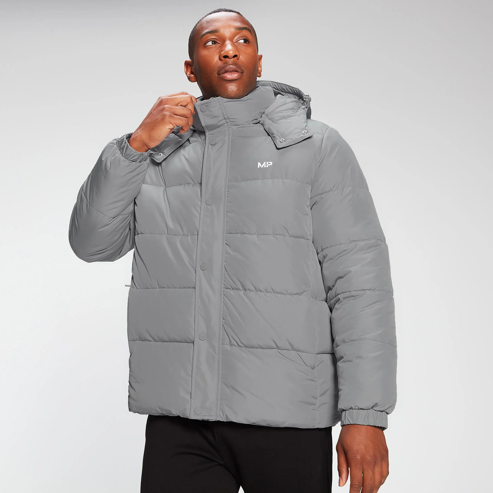 MP Men's Essential Puffer Jacket - Storm - XXS Immagine 1