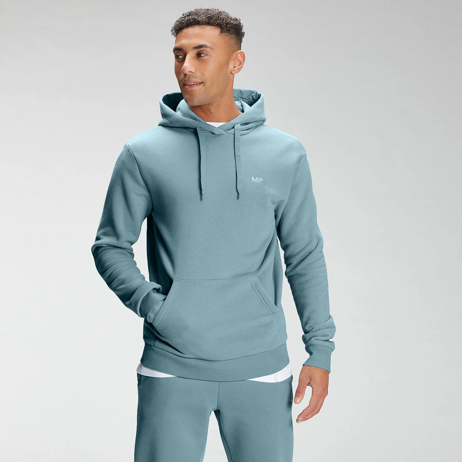 MP Men's Rest Day Hoodie - Ice Blue - XXS Immagine 1