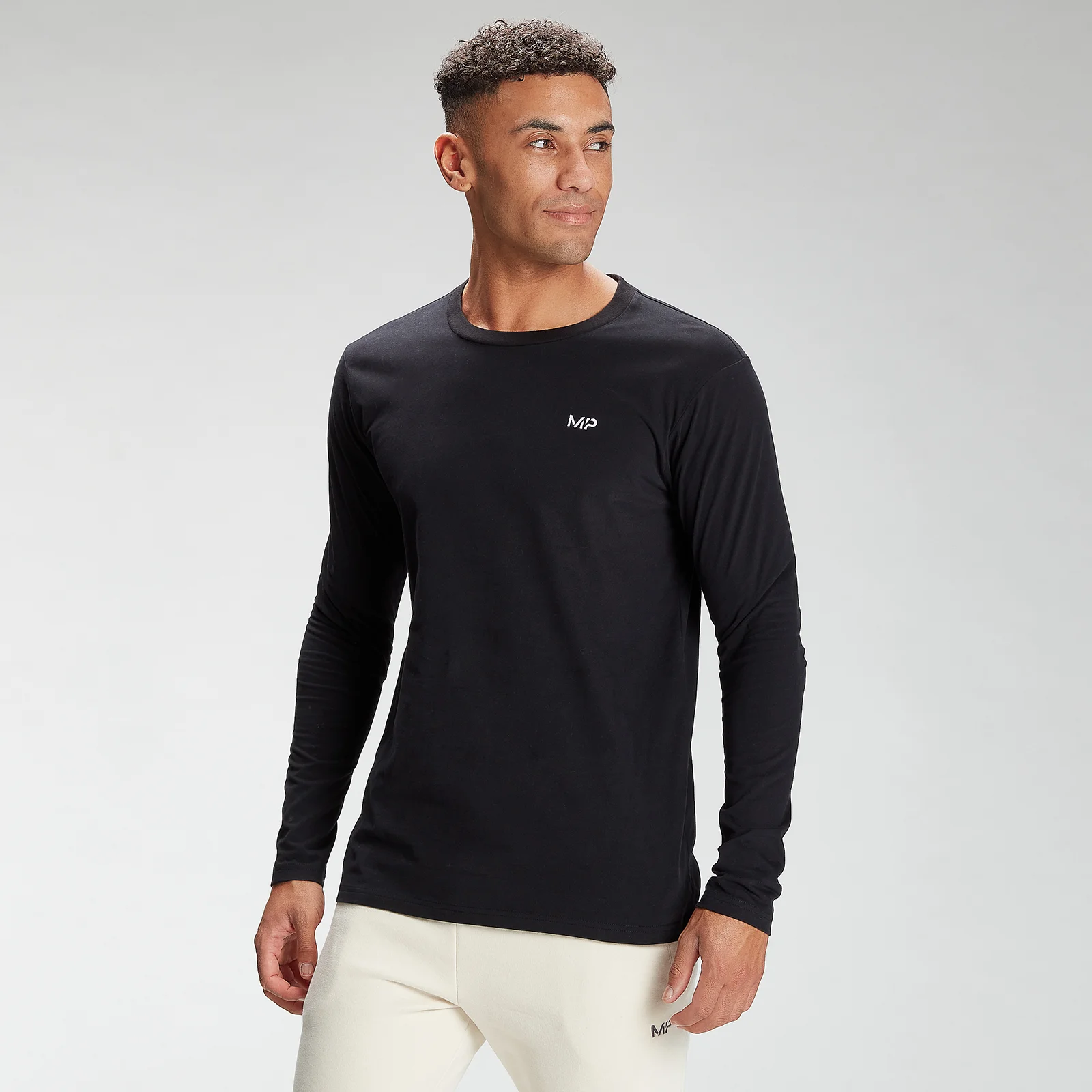 Maglia a maniche lunghe MP Essentials da uomo - Nera - XXS Immagine 1