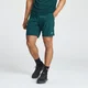Pantaloncini sportivi in tessuto MP da uomo - Verde petrolio scuro