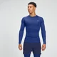 Maglia sportiva tecnica a maniche lunghe MP da uomo - Blu intenso