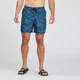 Pantaloncini da mare stampati MP Pacific da uomo - Blu