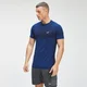 T-Shirt a maniche corte senza cuciture MP Essentials da uomo - Azzurro intenso mélange