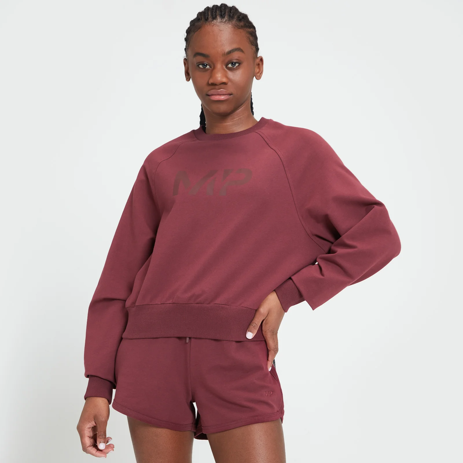 Felpa MP Adapt da donna - Merlot - XXS Immagine 1