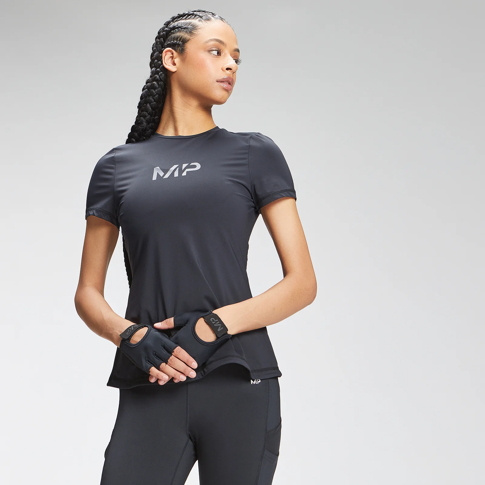 T-shirt a maniche corte MP Tempo da donna - Nera - XXS Immagine 1