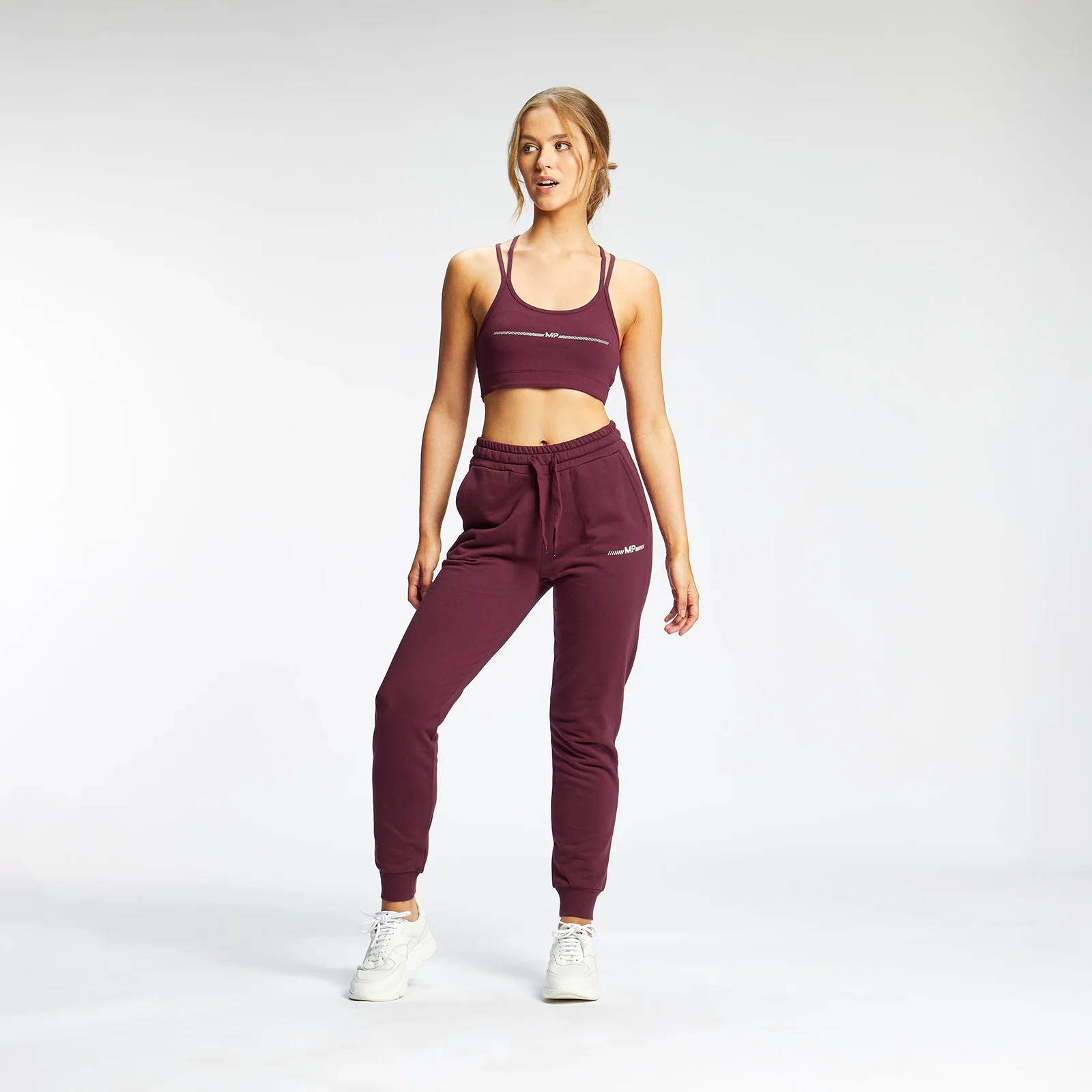 Reggiseno MP Mini Mark Graphic - Merlot - XXS Immagine 1