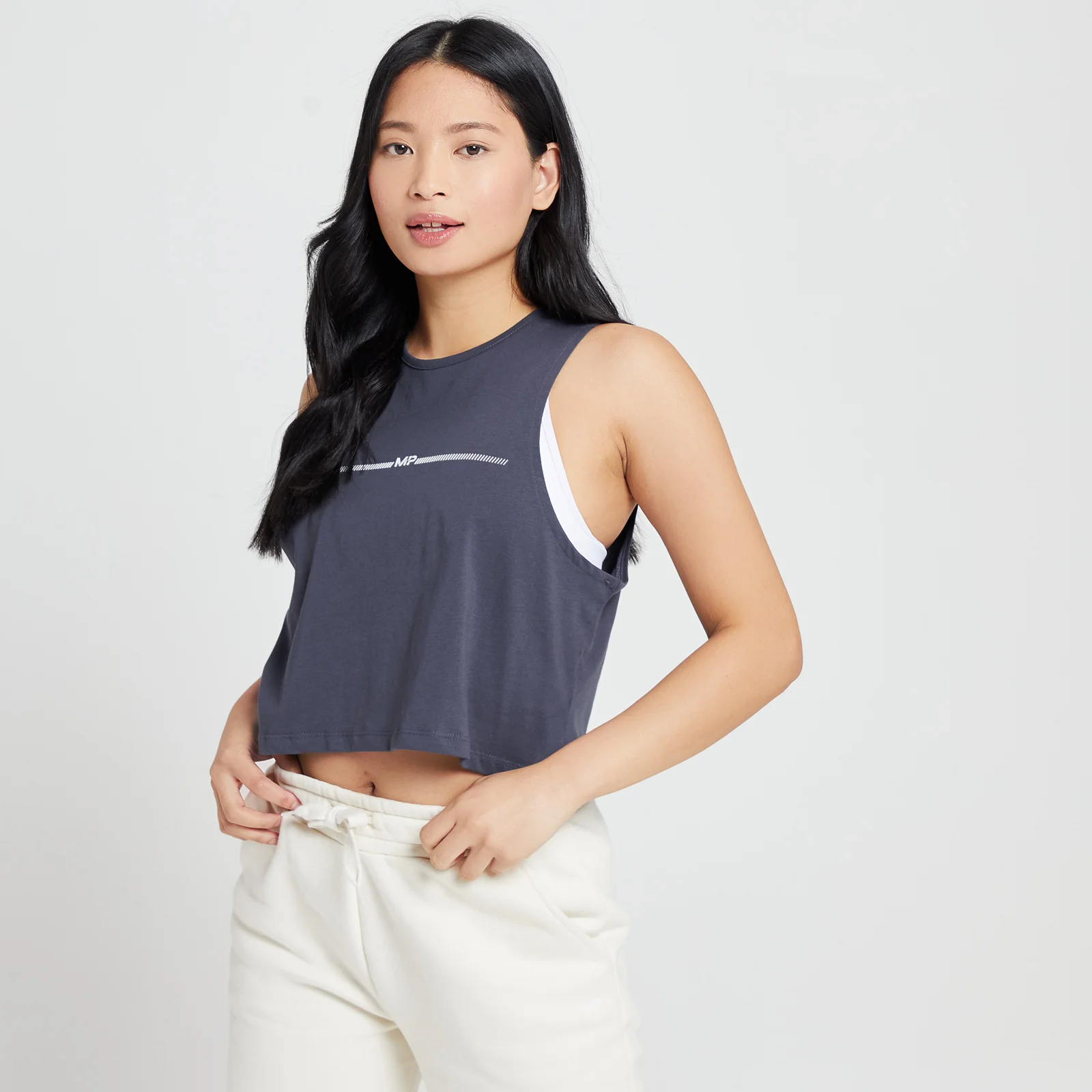 Canotta MP Mini Mark Graphic Reach da donna - Grigio grafite - XXS Immagine 1