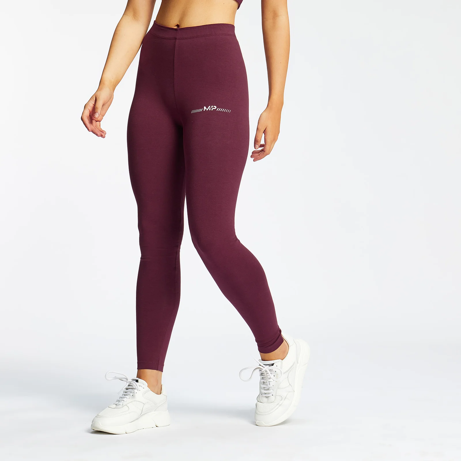 Leggings MP Mini Mark Graphic da donna - Merlot - XXS Immagine 1