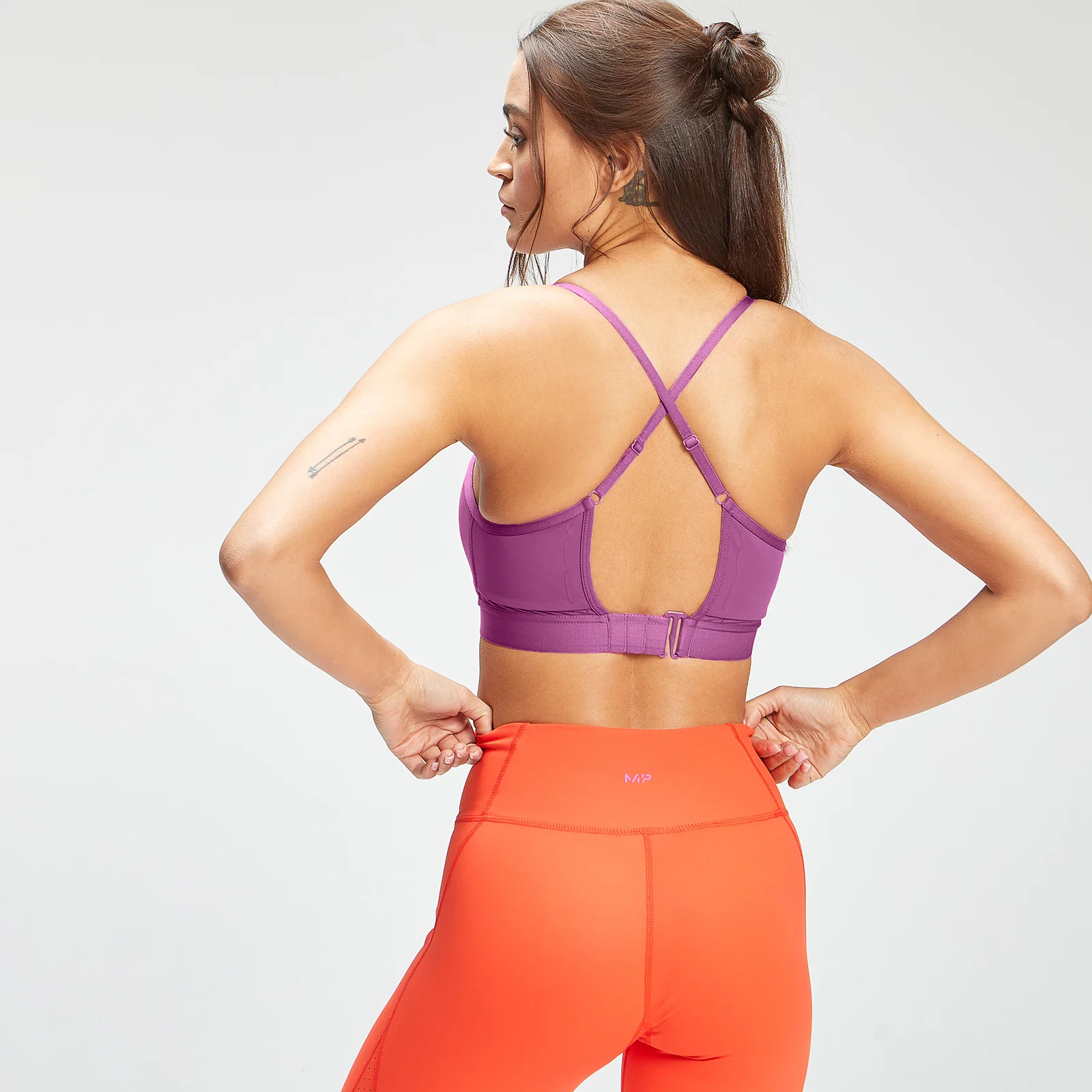 Reggiseno sportivo Strappy MP Power Ultra da donna - Orchidea - XXS Immagine 1