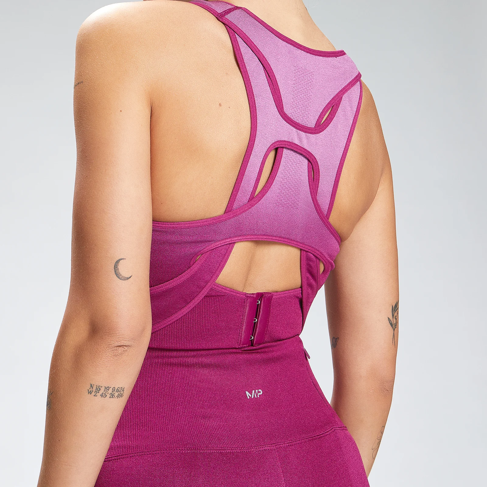 Reggiseno sportivo senza cuciture MP Velocity da donna - Rosa intenso - XS Immagine 1