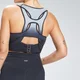 Reggiseno sportivo senza cuciture MP Velocity da donna - Nero