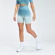 Pantaloncini ciclista senza cuciture MP Velocity da donna - Blu oceano
