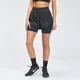 Pantaloncini sportivi a doppio strato MP Velocity da donna - Neri