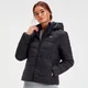 Giacca leggera imbottita con cappuccio pieghevole MP Outerwear da donna - Nera
