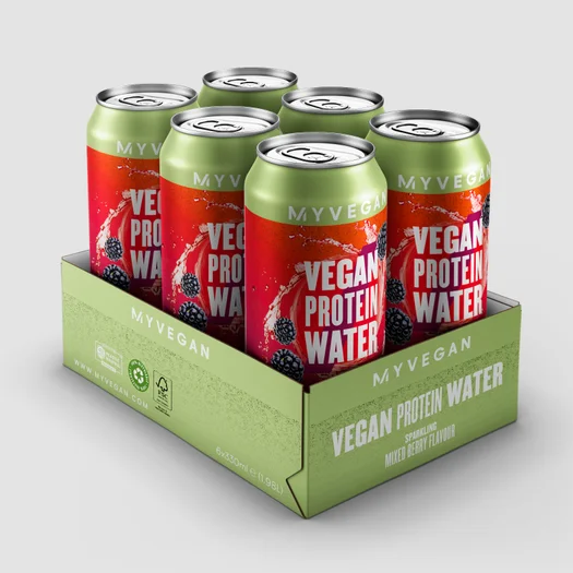 Acqua Frizzante Proteica Vegana - Frutti di bosco