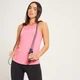 Canotta sportiva in mesh con dorso a vogatore MP Essentials da donna - Rosa zucchero filato
