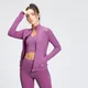 Giacca in mesh slim fit MP Power da donna - Orchidea