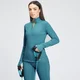 Maglia con cerniera 1/4 MP Power da donna - Blu oceano