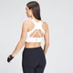 Reggiseno sportivo a taglio lungo MP Power - Bianco