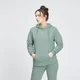 Felpa con cappuccio MP Essentials da donna - Verde chiaro