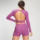 Crop top con schiena scoperta MP Power da donna - Orchidea