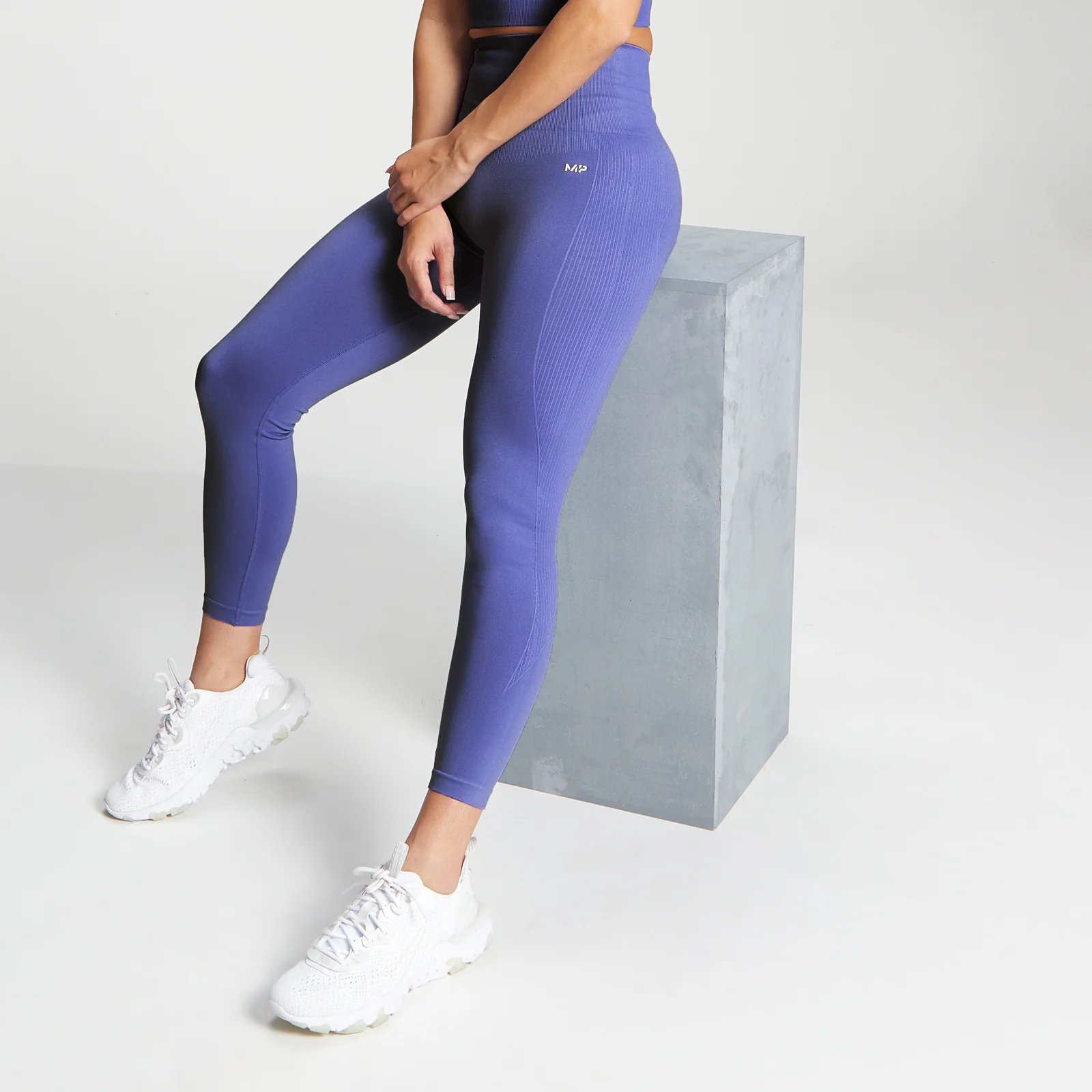 MP Women's Shape Seamless 7/8 Leggings - Bluebell - XXS Immagine 1