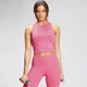Canotta sportiva corta con dorso a vogatore MP Essentials da donna - Rosa zucchero filato