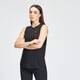 Canotta sportiva con giromanica ampio MP Essentials da donna - Nera
