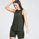 Canotta sportiva con giromanica ampio MP Essentials da donna - Verde foglia
