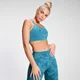 Reggiseno sportivo con design a vogatore MP - Blu oceano