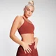 Reggiseno sportivo con design a vogatore MP - Ruggine