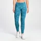 Leggings sportivi reversibili MP da donna - Blu oceano