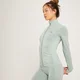 Giacca con cerniera MP Composure da donna - Verde cactus