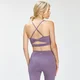 Reggiseno sportivo con retro annodato MP Composure da donna - Lilla