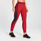 Leggings con blocchi di colore MP Engage da donna - Danger/Vinaccia