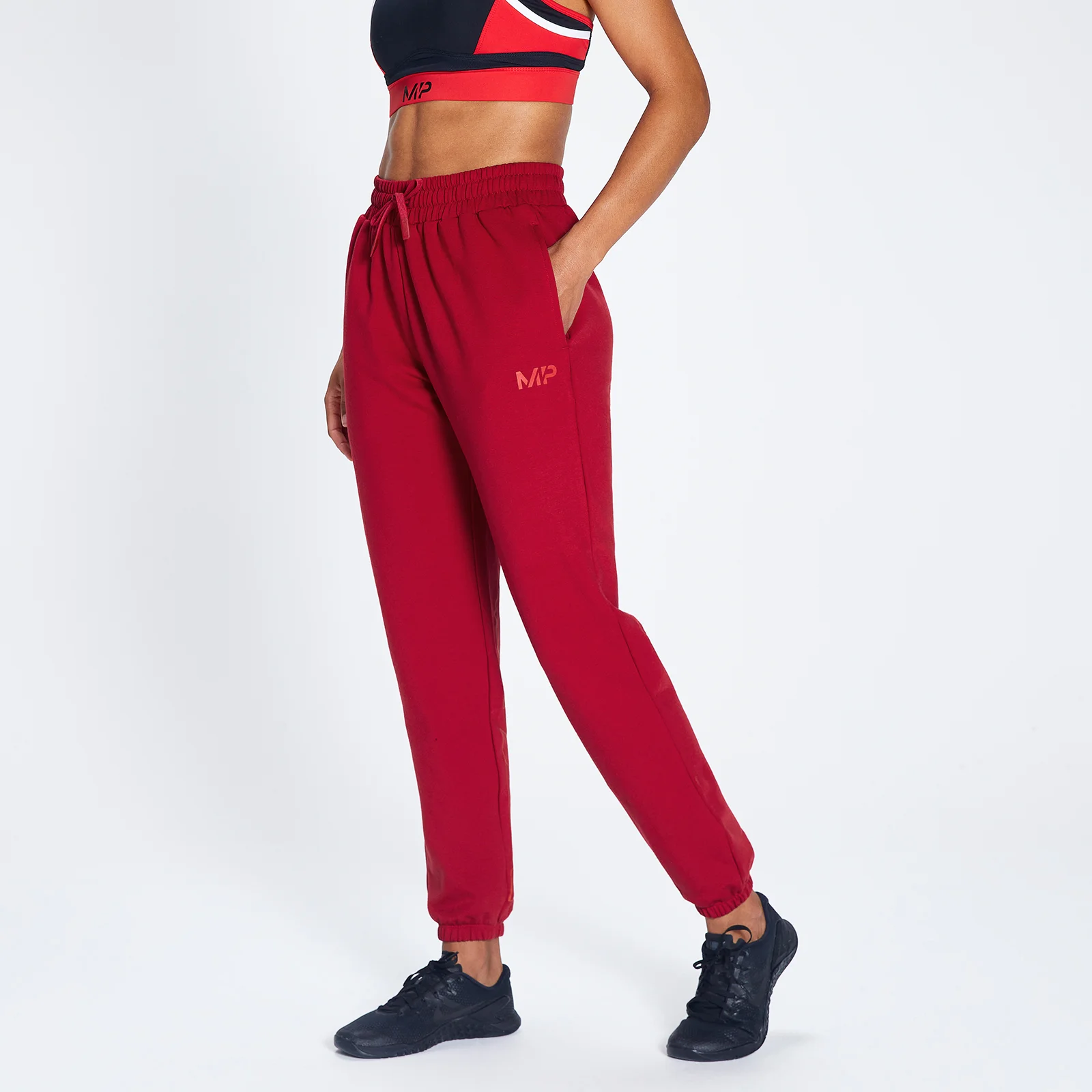 MP Women's Engage Bold Graphic Joggers - Wine/Black - XXS Immagine 1