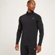 Maglia sportiva con stampa e cerniera 1/4 MP Linear Mark da uomo - Nera