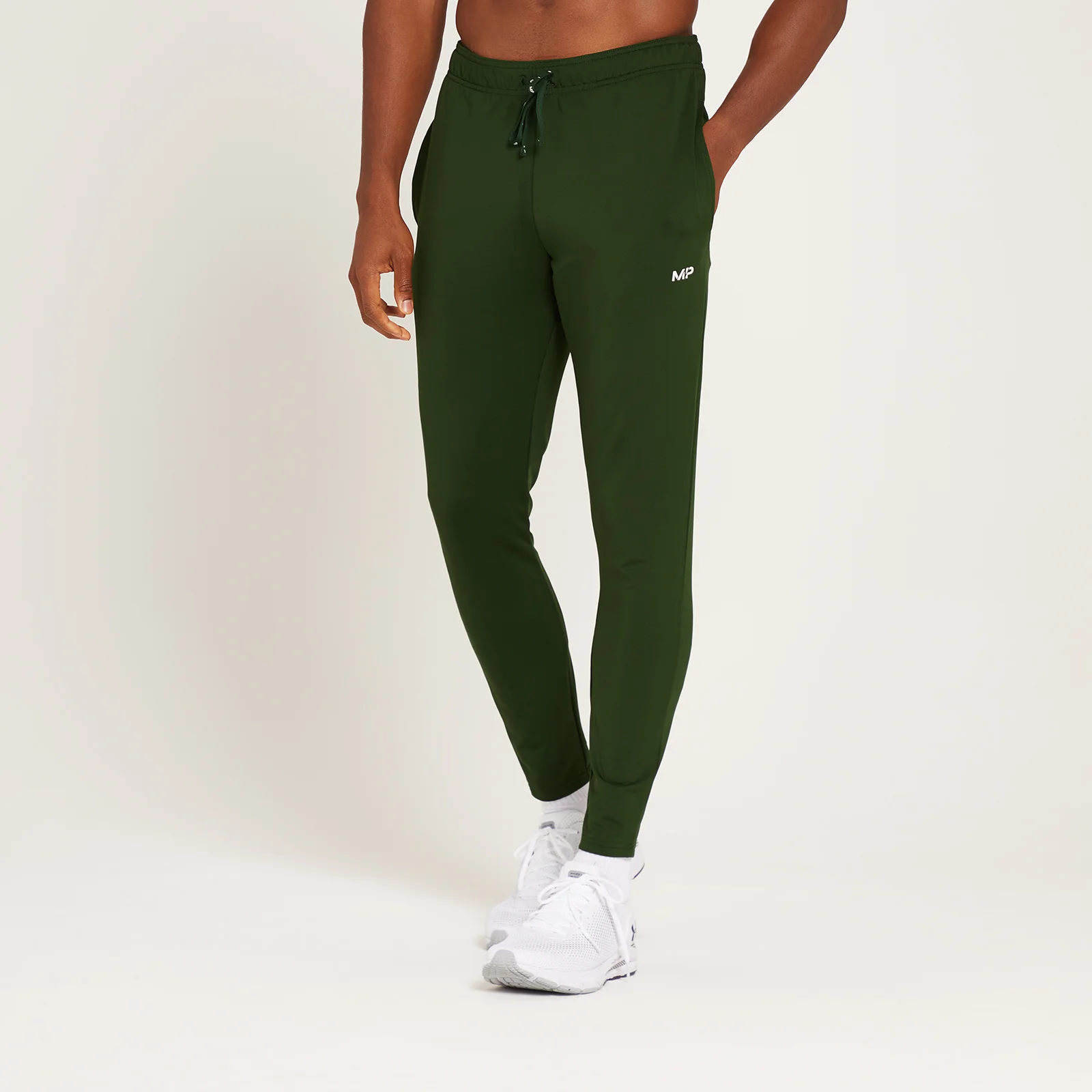 Pantaloni da jogging sportivi con stampa MP Linear Mark da uomo - Verde scuro - XXS Immagine 1