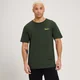 T-shirt a maniche corte con stampa sfumata MP da uomo - Verde scuro
