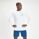T-shirt a maniche lunghe sportiva con stampa MP Infinity Mark da uomo - Bianco