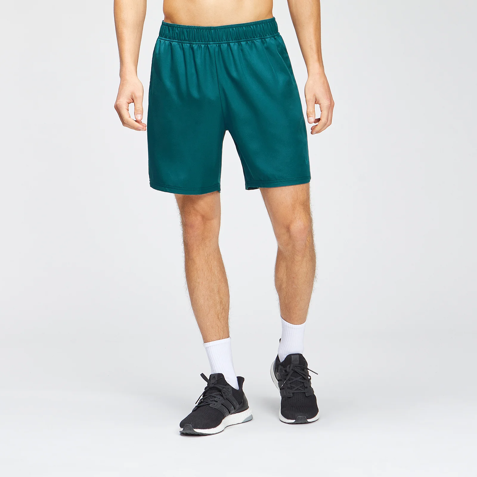 Pantaloncini sportivi con stampa MP Repeat da uomo - Ottanio scuro - XXS Immagine 1