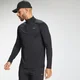 Maglia sportiva con cerniera 1/4 e stampa graffiti MP da uomo - Nera