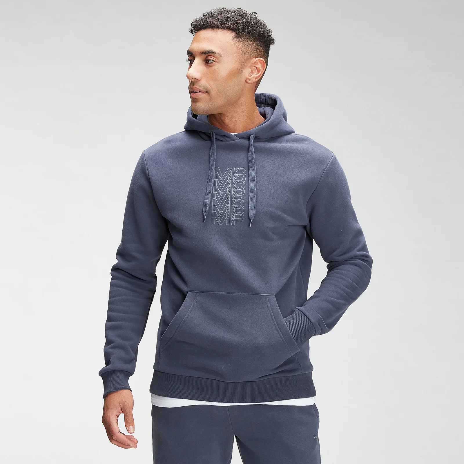 MP Men's Repeat MP Graphic Hoodie - Graphite - XXS Immagine 1