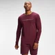 Maglia a maniche lunghe con stampa MP Mini Mark da uomo - Merlot